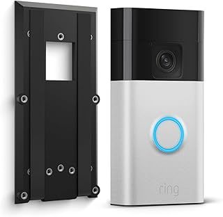 Ring Battery Video Doorbell (2024 release) + No Drill Mount | DIY Wireless Doorbell Security Camera | Head-To-Toe View, Easy installation (5min) | 30-day free trial of Ring Home