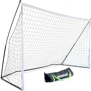 QUICKPLAY Kickster Football Goal– Ultra Portable Football Equipment includes Football Net and Carry Bag [Single Goal]