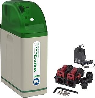 Water2Buy EASY W2B200 Water Softener, Hi Flow Electronic Demand/Up to 6 People – Filtered Soft Water 1250 litres/Day, NSF/FDS/ISO 9001 & 14001 Certified, 100% Limescale Removed/App Reminder for Salt