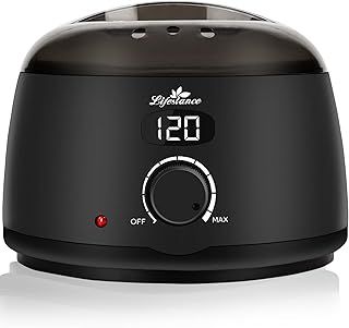 Lifestance Professional Wax Pot Warmer, L2 Premium Digital Wax Melt Machine for Hair Removal, 500ml 14oz LCD Wax Heater for Hard Wax Beads Fast Heat, Home Waxing for Body Brazilian Bikini Face Eyebrow