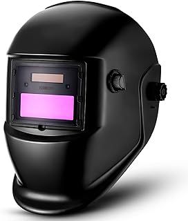 DEKOPRO Auto Darkening Solar Welding Helmet ARC TIG MIG Weld Welder Lens Grinding Mask New Black Design