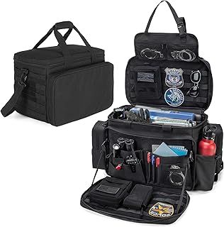 Trunab Multifunction Military Tactical Bag, Police Gear Bag Suitable for 15.6'' Laptop, Molle Compatible, Men’s Outdoor Kit Bag for Camping, Hiking, Trekking - Patented Design