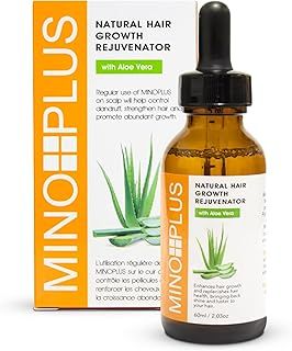 Natural Hair Growth Serum - 60ml / 2fl oz â For Longer, Stronger Thicker, Fuller Hair - Formulated to Prevent Hair Loss, Hair Fall, with Aloe Vera