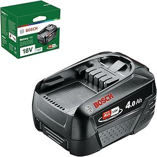 Bosch Battery pack PBA 18V 4.0Ah W-C (18 volt System, 4.0Ah, in Carton Packaging)
