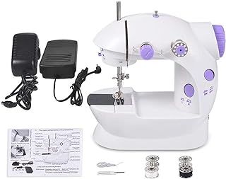 Portable Sewing Machine Mini Sewing Machine Two-Wire Two-Speed Pedaling Mini Size