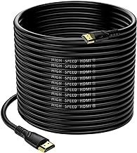 4K HDMI Cable 0.5m(HDMI 2.0,18Gbps) Ultra High Speed Gold Plated Connectors,Ethernet Audio Return,Video 4K@60Hz FullHD1080p 3D Compatible with HDTV,Blu-Ray,Laptop,PS3/4/5/9,PC,ect