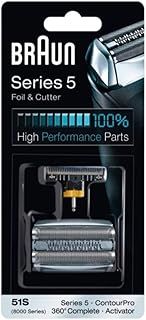 Braun 51S Foil and Cutter Replacement for Series 5 (Older Generation), 8000 Series