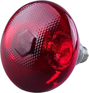 51buyoutgo 275W Thickened Infrared Heat Lamp Bulb for Puppies Reptiles Chicks Tortoise Poultry Dog, Puppy Reptile Heat Lamp, Chicken Basking Bulb Red
