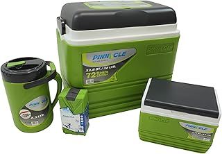 Vango Pinnacle Cool Box Cooler Ice Box | Highly Insulated, Portable, Leakproof, Durable, Ice Rentention, Food Safe - Camping, Fishing, Beach, Festival, Picnic