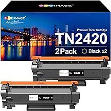 GPC Image TN2420 TN-2420 Compatible Toner Cartridges for Brother TN2410 TN-2410 for DCP-L2510D L2530DW L2550DN HL-L2310D L2350DW L2357DW L2370DN L2375DW MFC-L2710DN L2710DW L2730DW L2750D(2 Black)