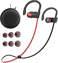 Bluetooth Headphones, Running Wireless Headphones with Bluetooth 5.3 Chip, IPX7 Waterproof Sport Earbuds, 15 Hours Battery In-Ear Noise Isolation Earphones for Gym/Outdoor/Sports/Workout/Yoga Headsets