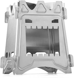 MEETOZ Lightweight Portable Wood Burning Camping Stove Camping Backpacking Stove Folding Wood Stove for Outdoor Hiking Camping Picnic Stove