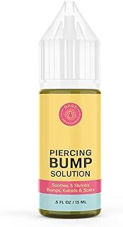 Base Labs Piercing Bump Treatment/ Aftercare for Scar Removal | Healing & Soothing | Keloid Shrinking Drops for Ear & Nose with Essential Oils | 15ml