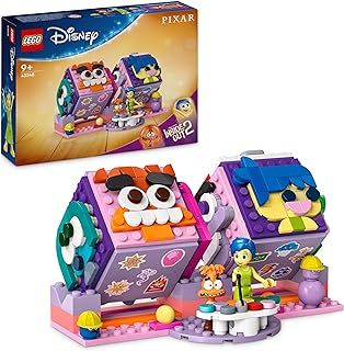 LEGO Disney Pixar Inside Out 2 Mood Cubes Playset, Building Toy for 9 Plus Year Old Girls & Boys, Includes Character Mini-Doll Figures from the Film, Fun Gift to Share Emotions like Joy 43248