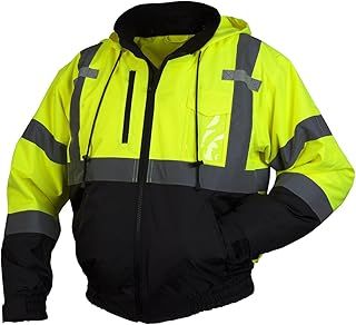 Pyramex RJ31 Series Lumen X Klasse 3 Fleece Bomber Sicherheitsjacke