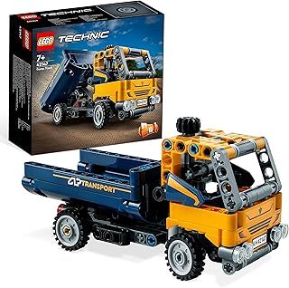 LEGO Technic Dump Truck Toy 2in1 Set, Construction Vehicle Model to Excavator Digger, Engineering Toys, Gift for Boys and Girls Aged 7 Plus 42147