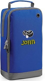 Always Looking Good Personalised Embroidered Lawn Bowls Shoe Bag Bowling Design Personalised Lawn Bowl Shoe Bag Gifts Golf Shoe Bag Personalised with Name Presents Royal Blue