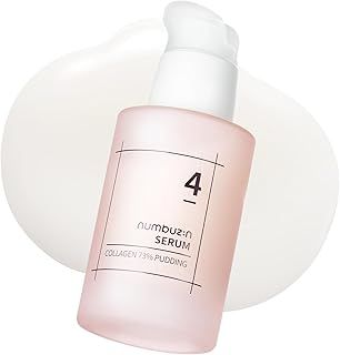 numbuzin No.4 Serum | Collagen 73% Pudding Serum | Pudding Serum for Wrinkles, Aging, Dull, Loose Skin, Ultra-Low Molecular Collagen, Elastin, Hyaluronic Acid, Niacinamide | 50ml