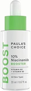 Paula’s Choice 10% Niacinamide BOOSTER - Lightweight Face Serum - Minimises Pores & Brown Spots - Improves Fine Lines & Skin Texture - with Vitamin B3 & B5 - All Skin Types - 20 ml