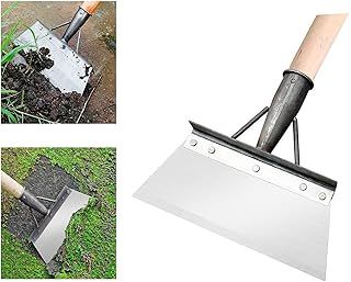 Multifunctional Garden Shovel, Outdoor Garden Cleaning Shovel, Multi Functional Garden Tools, Moss Scraper, NOT INCLUDED HANDLE, Stainless Steel, Patio Weed Remover Tool (20cm)