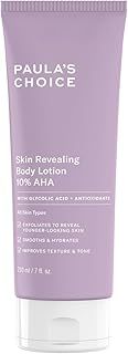 Paula’s Choice Skin Revealing 10% AHA Body Exfoliant - Exfoliating Body Lotion & Anti Aging Cream with Glycolic Acid & Antioxidants - Improves Texture & Tone - All Skin Types - 210 ml