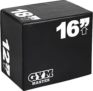 GYM MASTER High Density Foam Plyo Jump Boxes