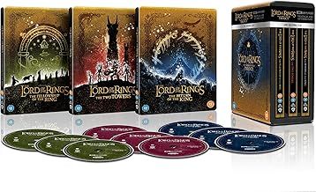The Lord of the Rings Trilogy: Steelbook Collection [Theatrical and Extended Edition] [4K Ultra HD] [2001] [Blu-ray] [Region Free]