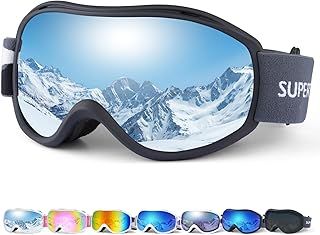 Supertrip Ski Goggles for Men Womens Anti-fog skiing goggles UV Protection Snow Snowboarding Goggles for Adult Youth