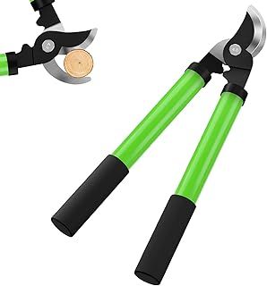 Chilymes Bypass Loppers,Branch Lopper with Steel Blade,Effortless Garden Loppers Tree Trimmer Length 37cm,Branch Tree Lopper 30mm Cut Capacity