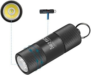 OLIGHT i1R 2 EOS Rechargeable Keychain Torch 150 Lumens LED Flashlights, Mini Pocket Keyring Light for Night Walking or Camping (Black)