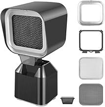 Mingfuxin Portable Range Hood, Mini Desktop Cooker Hood, Kitchen Extractor Hood with 2-Speed Exhaust Fan, Detachable Filter & Oil Collection Cup Kitchen Vent for Apartment, RVs Cooking BBQ Hot Pot