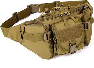 Huntvp Tactical Waist Bag Military Waist Pack Molle Bumbag Belt Pack for Outdoors Walking Running Hiking Camping Climbing Trekking