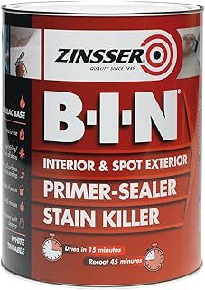 Zinsser ZINBIN500 500 ml B.I.N Primer/Sealer Stain Killer Paint