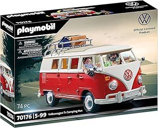 Playmobil 70176 Volkswagen T1 Camping Bus, Multicolor, 51.5 x 38.5 x 12.5 cm