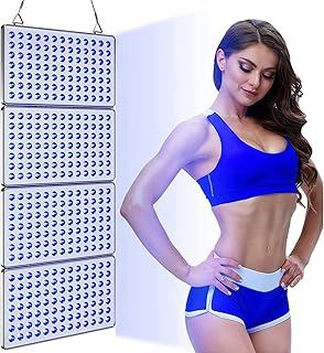 Tanning Light Solarium, 48 W Face Tanning Lamp, Foldable Sunbed Tanning Lamp, Face Tanning Daylight with 364 LEDs for Face and Body, for Home