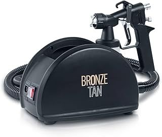 Bronze Tan Spray Tan Machine HVLP Gun - Mobile Training Program Booklet Included - Airbrush Tanning Machine for Professionals and Enthusiasts