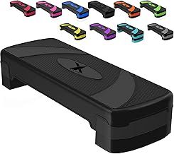 Xn8 Sports Steppers for Exercise Workout Adjustable Height 10cm 15 cm 20cm Sturdy Exercise Step for Gym, Aerobic Steps, Cardio Exercise and Stretching- Exercise Stepper for Home
