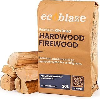 9kg Kiln Dried Firewood Logs – Premium Fire Wood for Log Burner, Fire Logs for Wood Burner, Long-Lasting Firewood for Stoves and Fireplaces