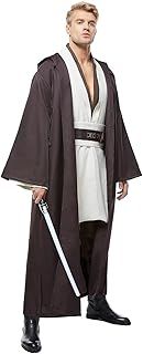 Men's Tunic Cosplay Costume Adults Outfits Halloween Robe Hooded Uniform Full Set