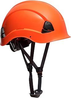 Portwest PS53 Safety Hard Hat - Height Endurance Lightweight Construction Safety Helmet Unvented ABS Shell with 6 Point Harness