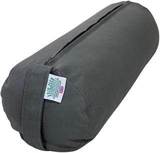 Small Travel Yoga Bolster Filled with Organic Buckwheat Hulls