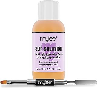 Mylee Magic Extender Gel Nail Builder Kit – Slip Solution 125ml & Dual-Ended Tool, UV / LED Nail Tips & Extensions