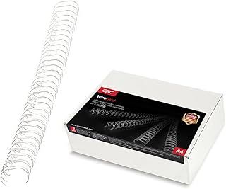 GBC WireBind Binding Wires, 14 mm, 125 Sheet Capacity, A4, White, Pack of 100, RG810970