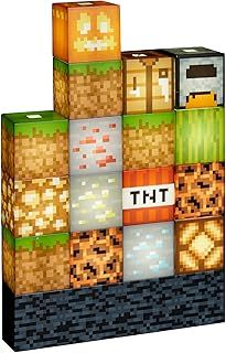 Minecraft Block Building Light - Officially Licensed Merchandise, Building Blocks Night Light, Gifts for Boys, Gaming Bedroom Accessories and Décor | Paladone