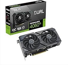 ASUS Dual GeForce RTX™ 4060 Ti 16GB OC Edition GDDR6 (PCIe 4.0, 16GB GDDR6, DLSS 3, HDMI 2.1a, DisplayPort 1.4a, 2.5-Slot Design, Axial-tech Fan Design, 0dB Technology, and More)