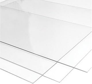RuudraScott A4 Size Clear Acrylic Perspex Sheet/Panel 297mm x 210mm in 2mm 3mm 4mm 5mm 6mm 8mm 10mm (6mm)